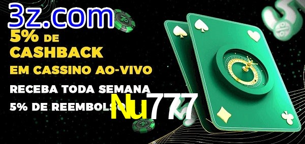 Promoções do cassino ao Vivo Nu777